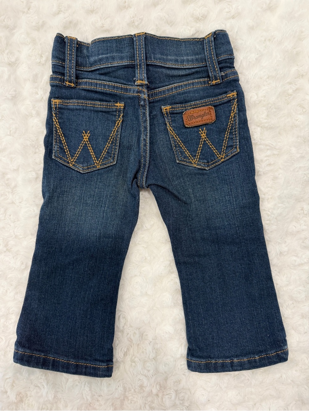 Wrangler Dark Blue Kids Denim Jeans - Picture 2 of 2